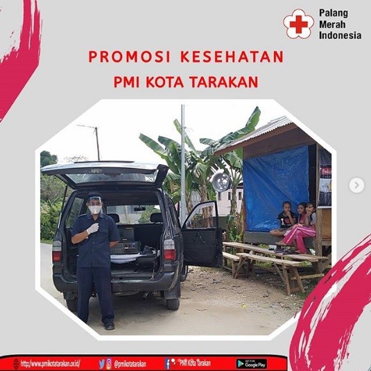 Sosialisasi Himbauan Pemerintah Kota Tarakan dan Promosi Kesehatan tentang Covid-19