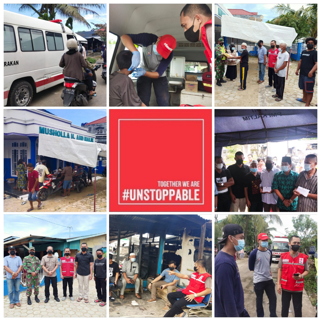 Gubernur Kalimantan Utara dan Ketua DPRD Kalimantan Utara untuk meninjau lokasi Kebakaran.