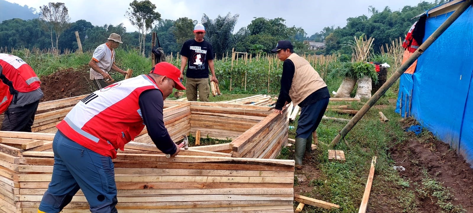 Pembangunan Tahap 2 Rumah Sementara (Shelter) bagi Penyintas empa Cianjur