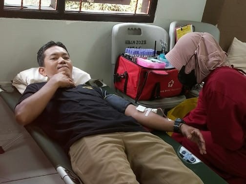 Kegiatan donor darah oleh SMAN 3 Tarakan