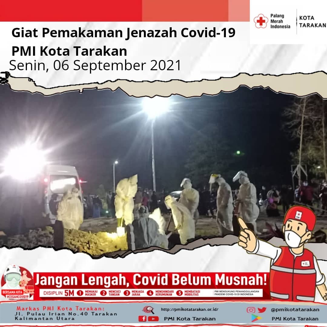 Pemakaman Covid-19 Daerah Juata Laut