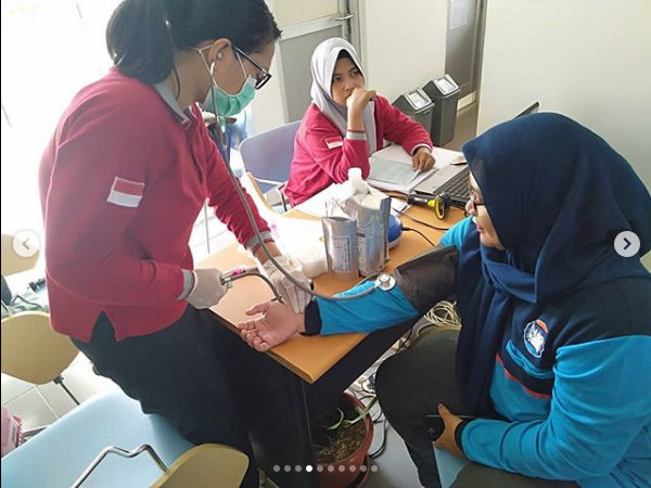 Bakti sosial donor darah yang dilaksanakan oleh PT. Kayan Marine Shipyard Tarakan
