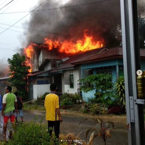 Satu Hari Ada Tiga Bencana Di Wilayah Tarakan Salah Satunya Kebakaran Yang Terjadi Di Daerah Selumit