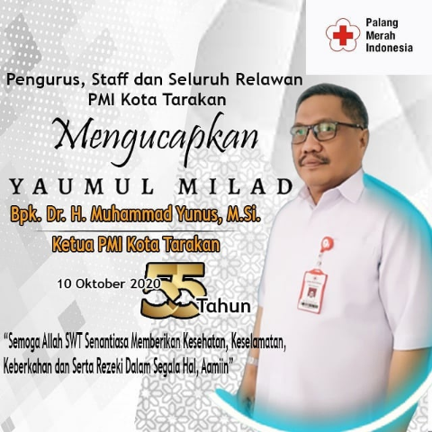 Yaumul Milad Ketua PMI Kota Tarakan