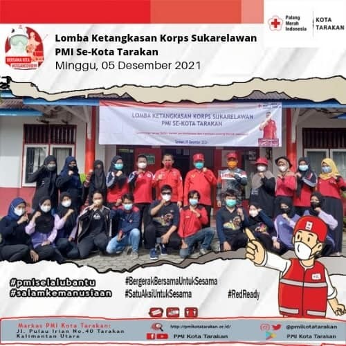 Lomba Ketangkasan Korps Sukarelawan PMI Kota tarakan