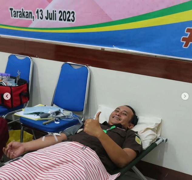 Kegiatan donor darah oleh Kejaksaan Negeri Tarakan